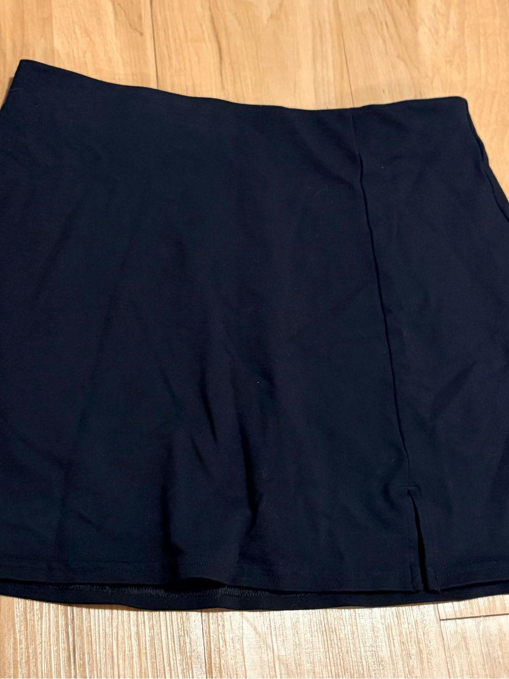 American Eagle Black Mini Skirt with Side Slit